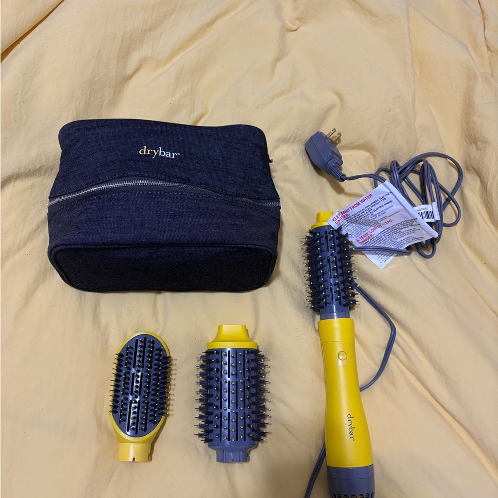 Drybar Yellow and Black Styling Tool Kit